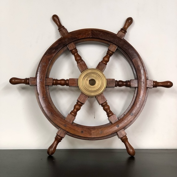 Accents Vintage Boat Wheel Poshmark